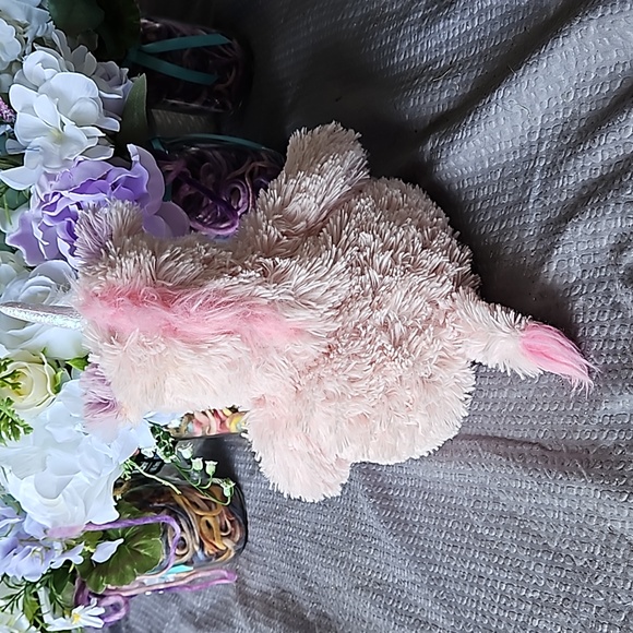 Warmies Pink and White Unicorn - Picture 3 of 11